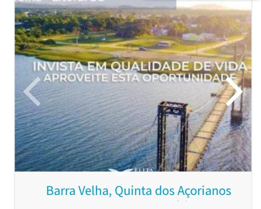 Imagem Terreno à Venda, 406 m² em Quinta Dos Açorianos - Barra Velha Imagem Terreno à Venda, 406 m² em Quinta Dos Açorianos - Barra Velha