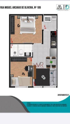 Apartamento com 2 Quartos à Venda, 35 m² em Artur Alvim - São Paulo