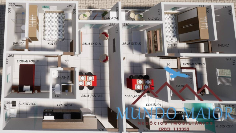 Imagem Apartamento com 2 Quartos à Venda, 54 m² em Jardim Haydee - Mauá Imagem Apartamento com 2 Quartos à Venda, 54 m² em Jardim Haydee - Mauá