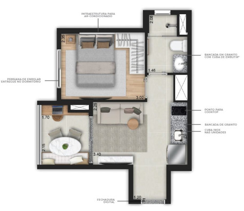 Imagem Apartamento com 1 Quarto à Venda, 28 m² em Bela Vista - São Paulo Imagem Apartamento com 1 Quarto à Venda, 28 m² em Bela Vista - São Paulo