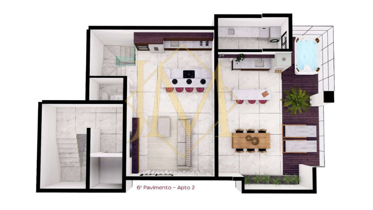 Imagem Cobertura com 3 Quartos à Venda, 210 m² em Cidade Nobre - Ipatinga