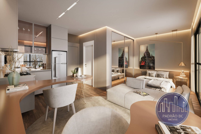 Imagem Apartamento com 1 Quarto à Venda, 38 m² em Batel - Curitiba Imagem Apartamento com 1 Quarto à Venda, 38 m² em Batel - Curitiba