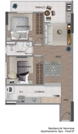 Imagem Apartamento com 2 Quartos à Venda, 58 m² em Aviação - Praia Grande Imagem Apartamento com 2 Quartos à Venda, 58 m² em Aviação - Praia Grande