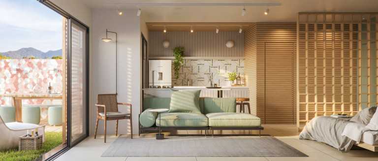 Apartamento com 1 Quarto à Venda, 59 m² em Campeche - Florianópolis