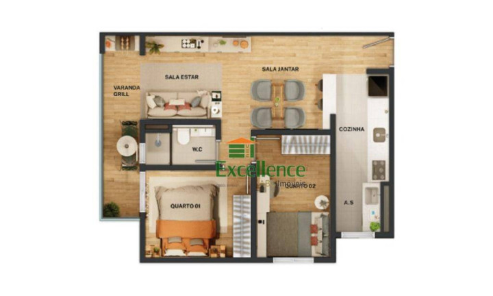 Imagem Apartamento com 2 Quartos à Venda ou Locação, 56 m² em Vila Baeta Neves - São Bernardo Do Campo