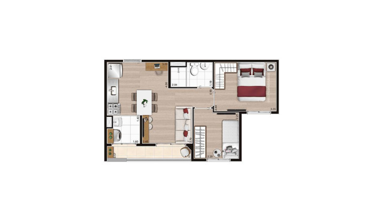Imagem Apartamento com 2 Quartos à Venda, 45 m² em Jaguaré - São Paulo Imagem Apartamento com 2 Quartos à Venda, 45 m² em Jaguaré - São Paulo