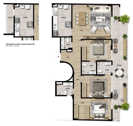 Imagem Imóvel com 3 Quartos à Venda, 261 m² em Botafogo - Rio De Janeiro