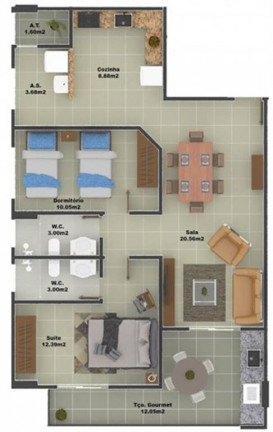 Imagem Apartamento com 2 Quartos à Venda, 85 m² em Ocian - Praia Grande Imagem Apartamento com 2 Quartos à Venda, 85 m² em Ocian - Praia Grande