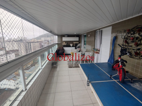 Imagem Imóvel com 3 Quartos à Venda, 153 m² em Campo Grande - Santos