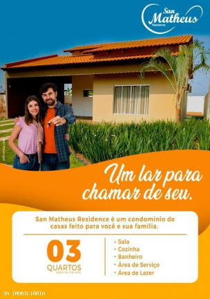Imagem Casa de Condomínio com 3 Quartos à Venda, 105 m² em Aeroclube - Porto Velho Imagem Casa de Condomínio com 3 Quartos à Venda, 105 m² em Aeroclube - Porto Velho