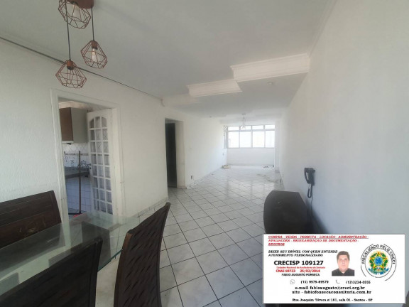 Imagem Apartamento com 1 Quarto para Alugar, 82 m² em Gonzaga - Santos