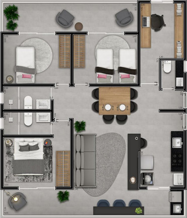 Foto do imóvel Apartamento com 3 Quartos à Venda, 116 m² em Ponta Da Praia - Santos
