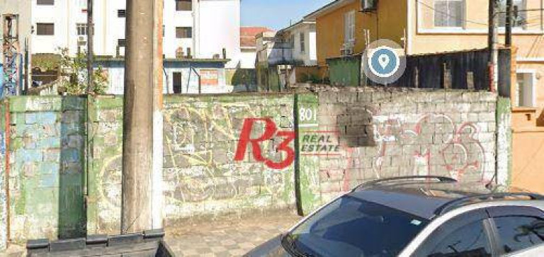 Terreno para Alugar, 420 m² em Ponta Da Praia - Santos