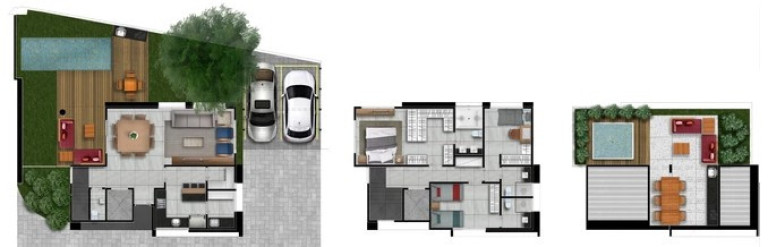 Imagem Casa com 3 Quartos à Venda,  em Jardim Leonor - São Paulo