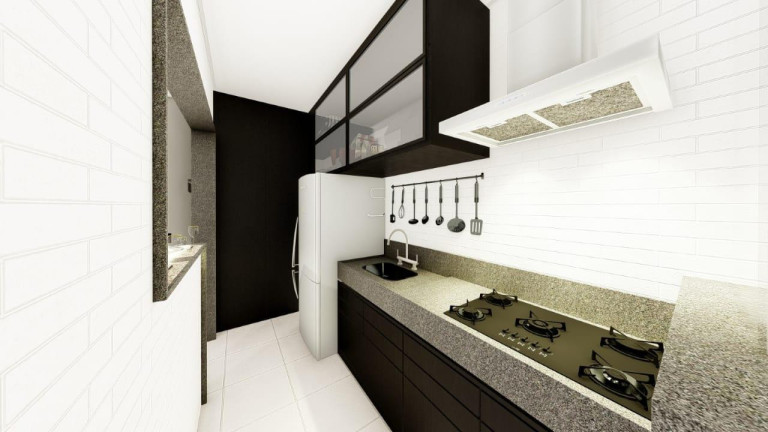 Imagem Apartamento com 1 Quarto à Venda, 46 m² em Caiçara - Praia Grande