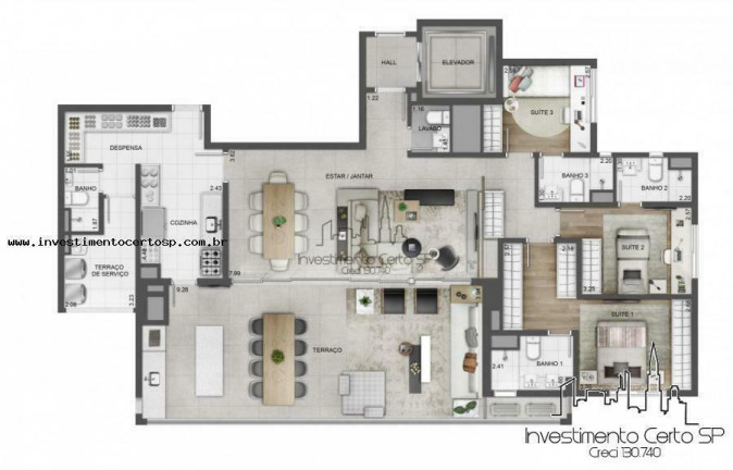 Imagem Apartamento com 4 Quartos à Venda, 164 m² em Tatuapé - São Paulo