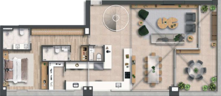 Imagem Cobertura com 3 Quartos à Venda, 209 m² em Itaim Bibi - São Paulo
