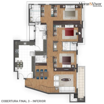 Imagem Apartamento com 3 Quartos à Venda, 146 m² em Juvevê - Curitiba