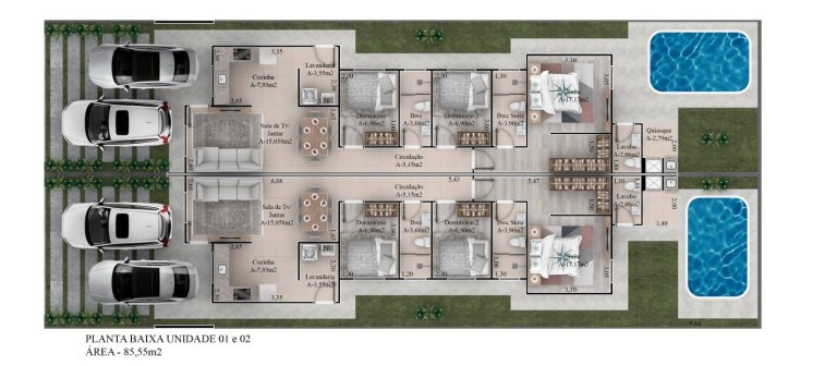 Imagem Casa com 3 Quartos à Venda, 89 m² em Periolo - Cascavel
