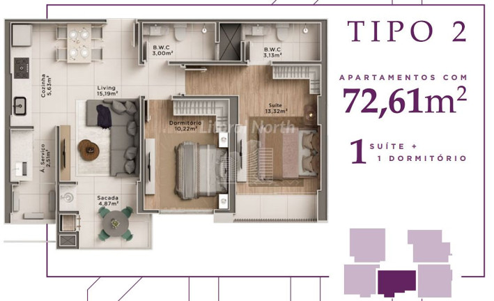 Imagem Apartamento com 2 Quartos à Venda, 77 m² em Centro - Itajaí Imagem Apartamento com 2 Quartos à Venda, 77 m² em Centro - Itajaí