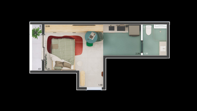 Imagem Imóvel com 1 Quarto à Venda, 16 m² em Vila Buarque - São Paulo Imagem Imóvel com 1 Quarto à Venda, 16 m² em Vila Buarque - São Paulo