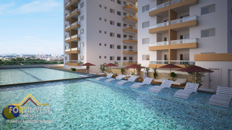 Imagem Imóvel com 2 Quartos à Venda, 60 m² em Boqueirão - Praia Grande