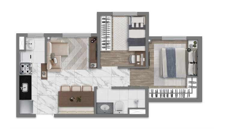Imagem Apartamento com 2 Quartos à Venda, 47 m² em Vila Prudente - São Paulo Imagem Apartamento com 2 Quartos à Venda, 47 m² em Vila Prudente - São Paulo