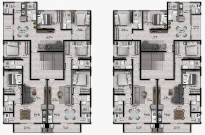 Imagem Apartamento com 2 Quartos à Venda, em Universitário - Tijucas Imagem Apartamento com 2 Quartos à Venda, em Universitário - Tijucas