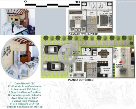 Imagem Sobrado com 2 Quartos à Venda, 72 m² em Santo Inácio - Montes Claros Imagem Sobrado com 2 Quartos à Venda, 72 m² em Santo Inácio - Montes Claros