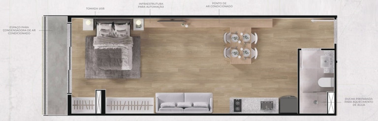 Imagem Apartamento com 1 Quarto à Venda, 100 m² em Jardins - São Paulo