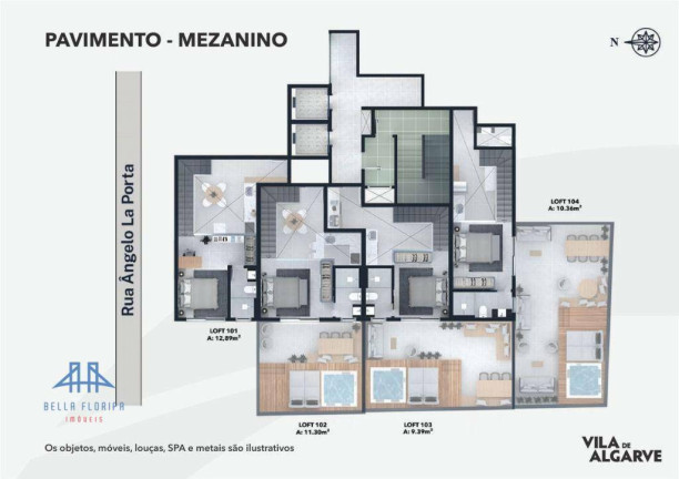 Imagem Loft com 1 Quarto à Venda, 115 m² em Centro - Florianópolis Imagem Loft com 1 Quarto à Venda, 115 m² em Centro - Florianópolis