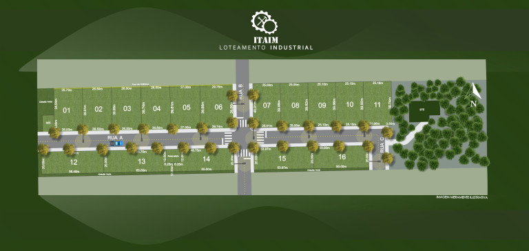 Imagem Terreno à Venda, 1.129 m² em Industrial - Bento Gonçalves Imagem Terreno à Venda, 1.129 m² em Industrial - Bento Gonçalves