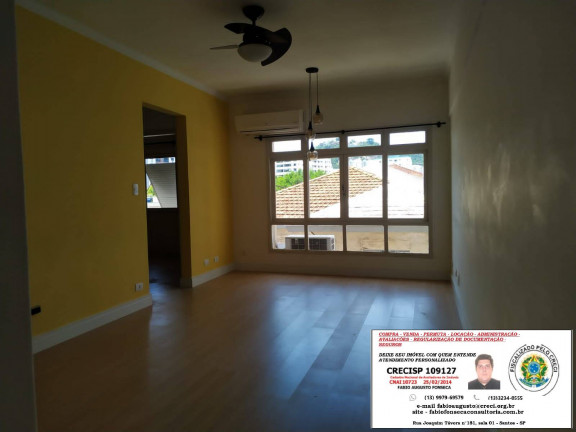 Imagem Apartamento com 2 Quartos à Venda, 89 m² em Campo Grande - Santos