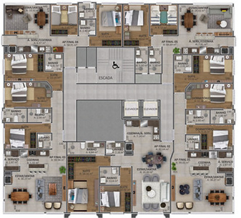 Imagem Apartamento com 3 Quartos à Venda, 99 m² em Zona Nova - Capão Da Canoa