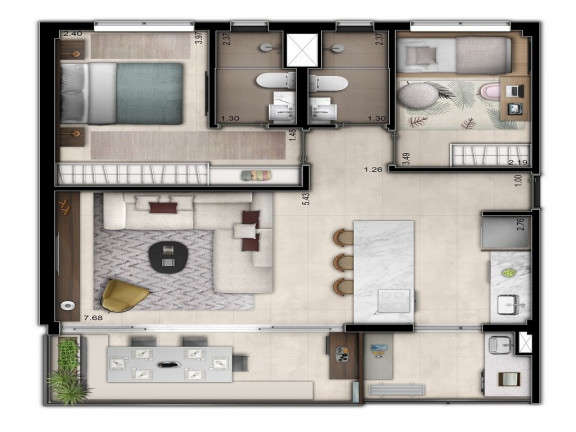 Imagem Apartamento com 1 Quarto à Venda, 109 m² em Ibirapuera - São Paulo Imagem Apartamento com 1 Quarto à Venda, 109 m² em Ibirapuera - São Paulo