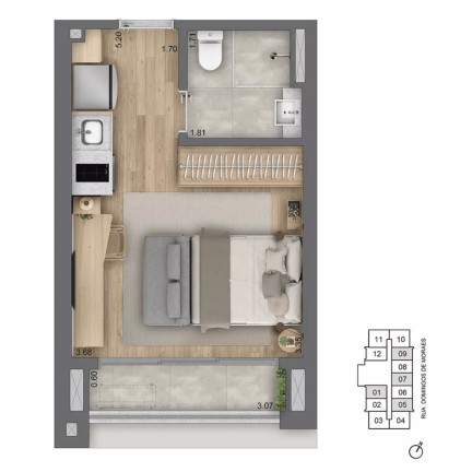 Imagem Apartamento com 1 Quarto à Venda, 35 m² em Vila Mariana - São Paulo Imagem Apartamento com 1 Quarto à Venda, 35 m² em Vila Mariana - São Paulo