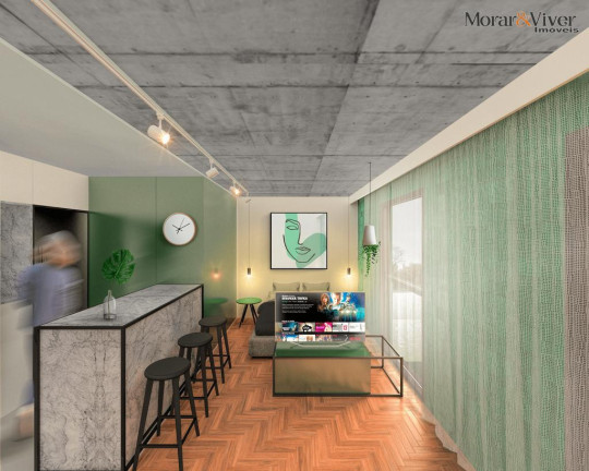 Imagem Apartamento com 1 Quarto à Venda, 29 m² em Cajuru - Curitiba