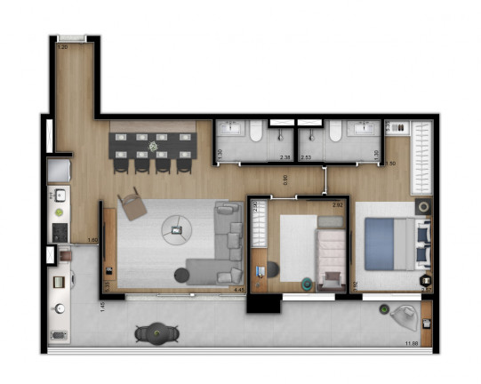 Imagem Apartamento com 3 Quartos à Venda, 87 m² em Brooklin Paulista - São Paulo Imagem Apartamento com 3 Quartos à Venda, 87 m² em Brooklin Paulista - São Paulo