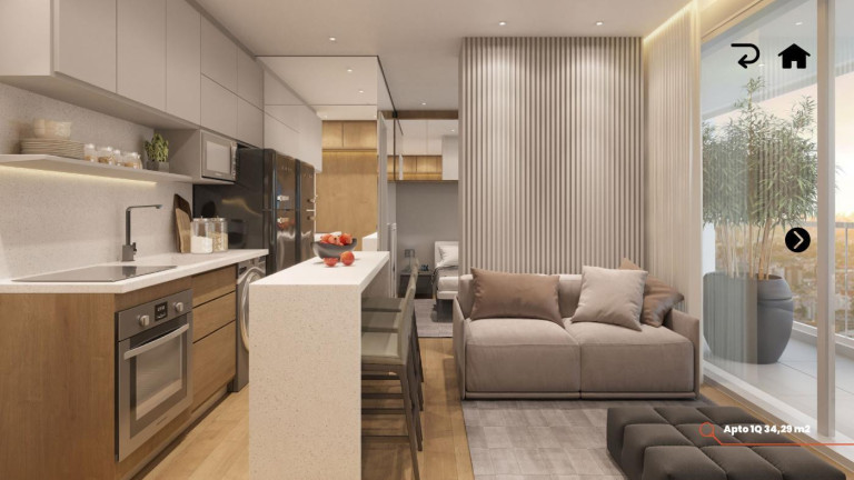 Imagem Apartamento com 1 Quarto à Venda, 34 m² em Centro - Curitiba Imagem Apartamento com 1 Quarto à Venda, 34 m² em Centro - Curitiba