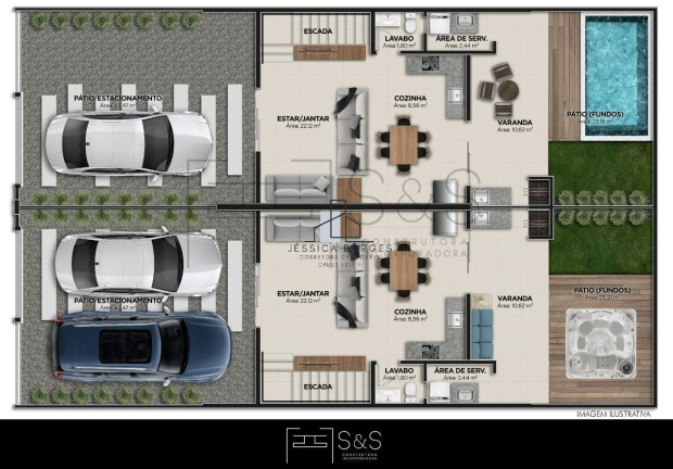 Imagem Sobrado com 3 Quartos à Venda, 108 m² em Itacolomi - Balneário Piçarras