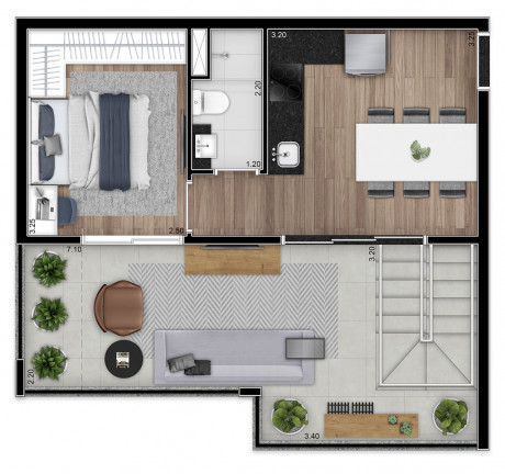 Imagem Studio com 1 Quarto à Venda, 20 m² em Vila Madalena - São Paulo