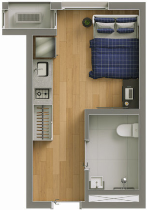 Imagem Imóvel com 1 Quarto à Venda, 21 m² em Bela Vista - São Paulo Imagem Imóvel com 1 Quarto à Venda, 21 m² em Bela Vista - São Paulo