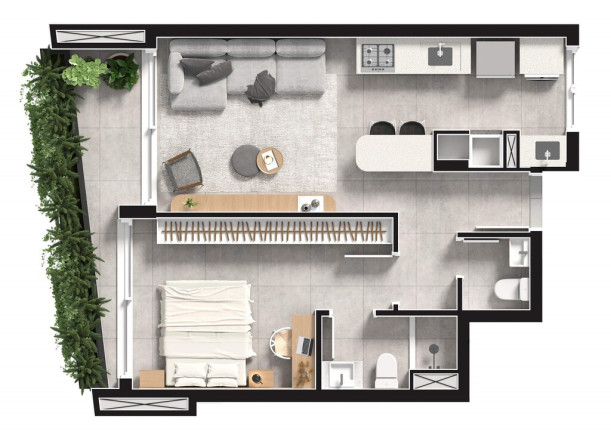 Imagem Apartamento com 1 Quarto à Venda, 52 m² em Rio Branco - Porto Alegre Imagem Apartamento com 1 Quarto à Venda, 52 m² em Rio Branco - Porto Alegre