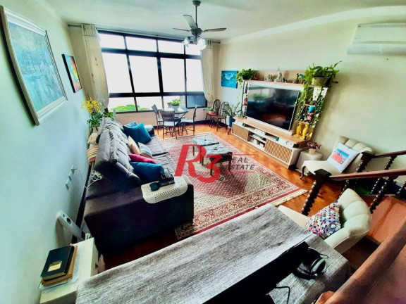 Imagem Apartamento com 3 Quartos à Venda, 166 m² em Gonzaga - Santos