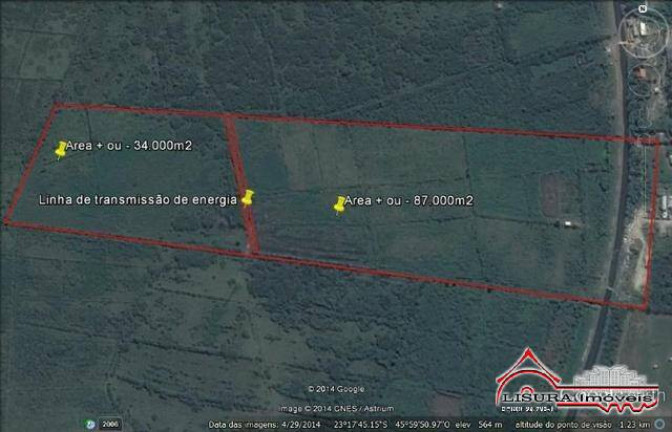 Terreno à Venda, 121.000 m² em Jardim Emília - Jacareí