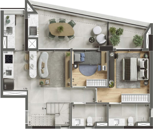 Apartamento com 3 Quartos à Venda, 115 m² em Ibirapuera - São Paulo