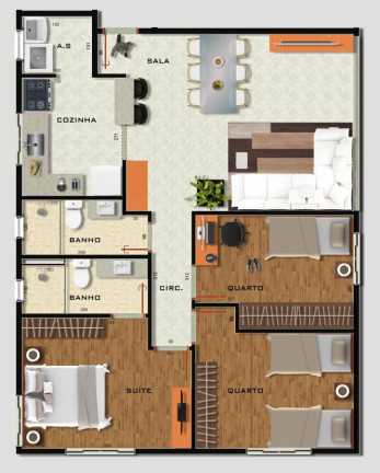 Imóvel com 4 Quartos à Venda, 156 m² em Castelo - Belo Horizonte