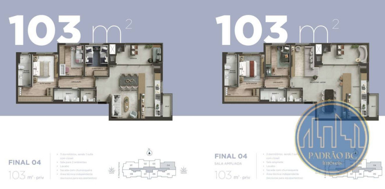 Imagem Apartamento à Venda, 103 m² em Centro Cívico - Curitiba Imagem Apartamento à Venda, 103 m² em Centro Cívico - Curitiba