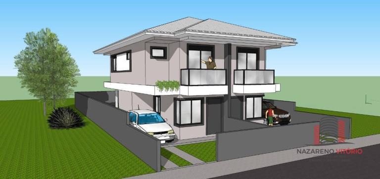 Sobrado com 3 Quartos à Venda, 99 m² em Nova Palhoça - Palhoça