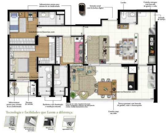 Imagem Apartamento com 3 Quartos à Venda, 119 m² em Vila Carrão - São Paulo Imagem Apartamento com 3 Quartos à Venda, 119 m² em Vila Carrão - São Paulo